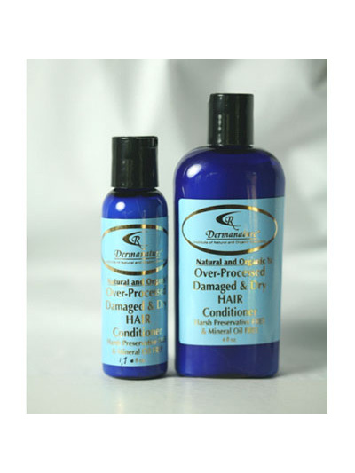 Dermanature Over-Processed Damaged & Dry Hair Conditioner Natural Healthy Organic Cosmetics