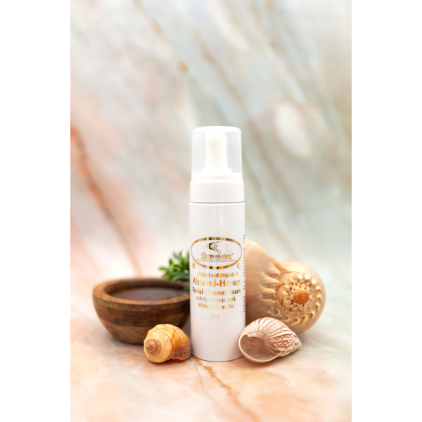 Almond-Honey Facial Cleanser Foam pH balanced Natural Healthy Organic Cosmetics
