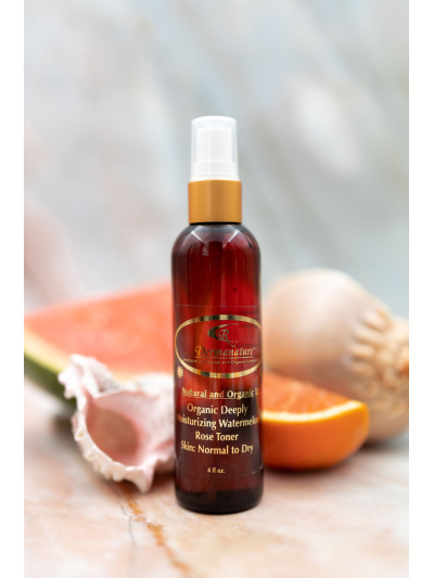 Organic Deeply Moisturizing Watermelon Rose TONER Natural Healthy Organic Cosmetics