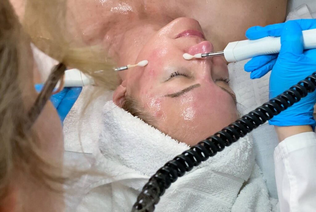 Facial anti aging treatments muscle skin tightening non-surgical muscle lift Conroe Woodlands